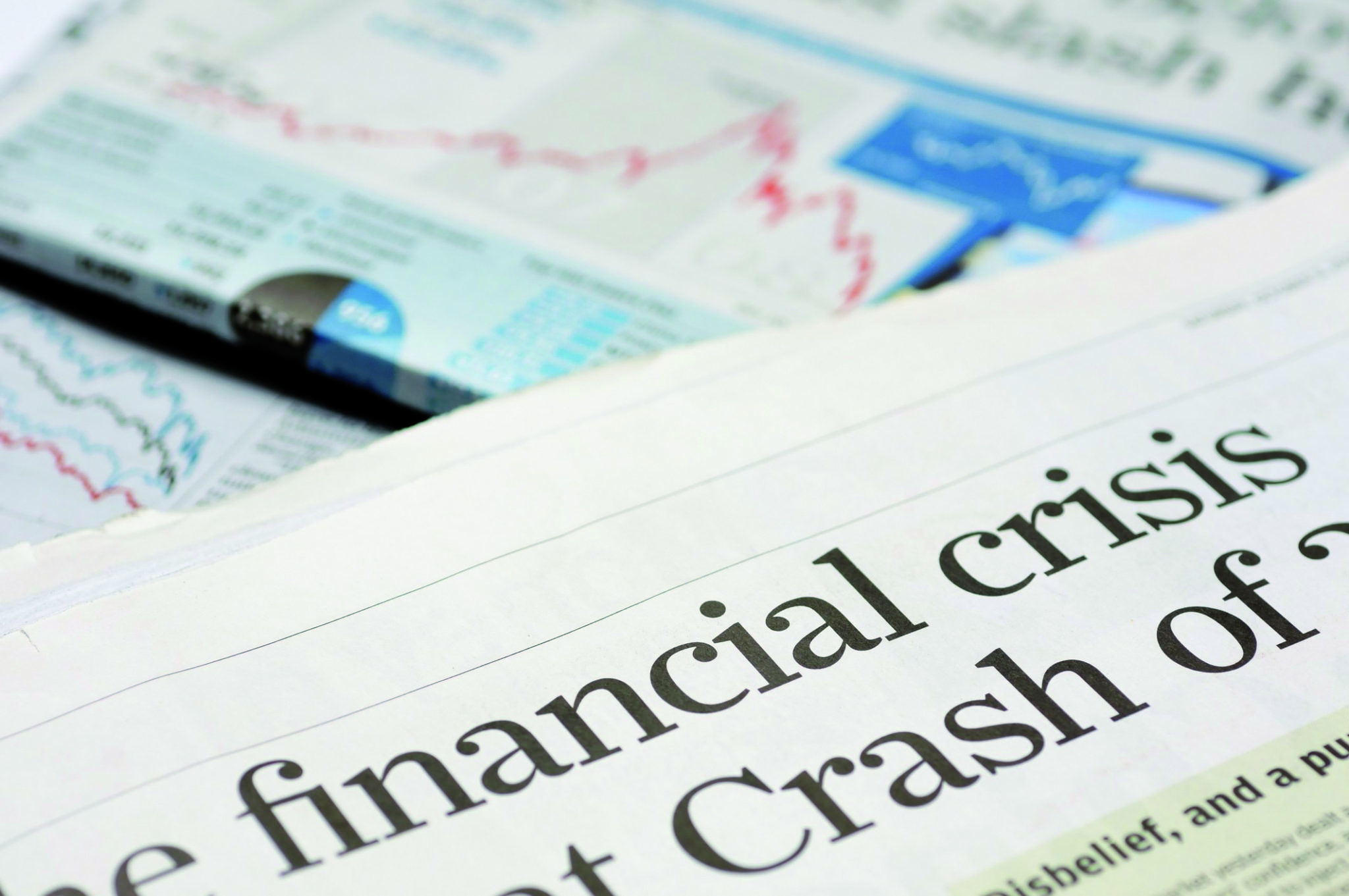 Zeitungsartikel zur Finanzkrise