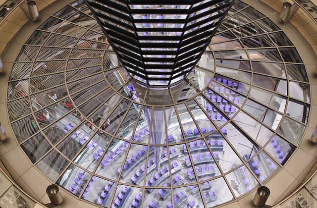Der Bundestag von oben